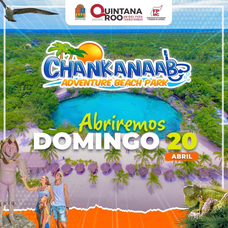 Abrirá Chankanaab este domingo para ofrecer más opciones en vacaciones de primavera: FPMC