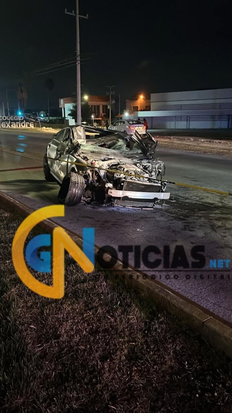 Accidente en Boulevard Luis Donaldo Colosio deja una persona lesionada