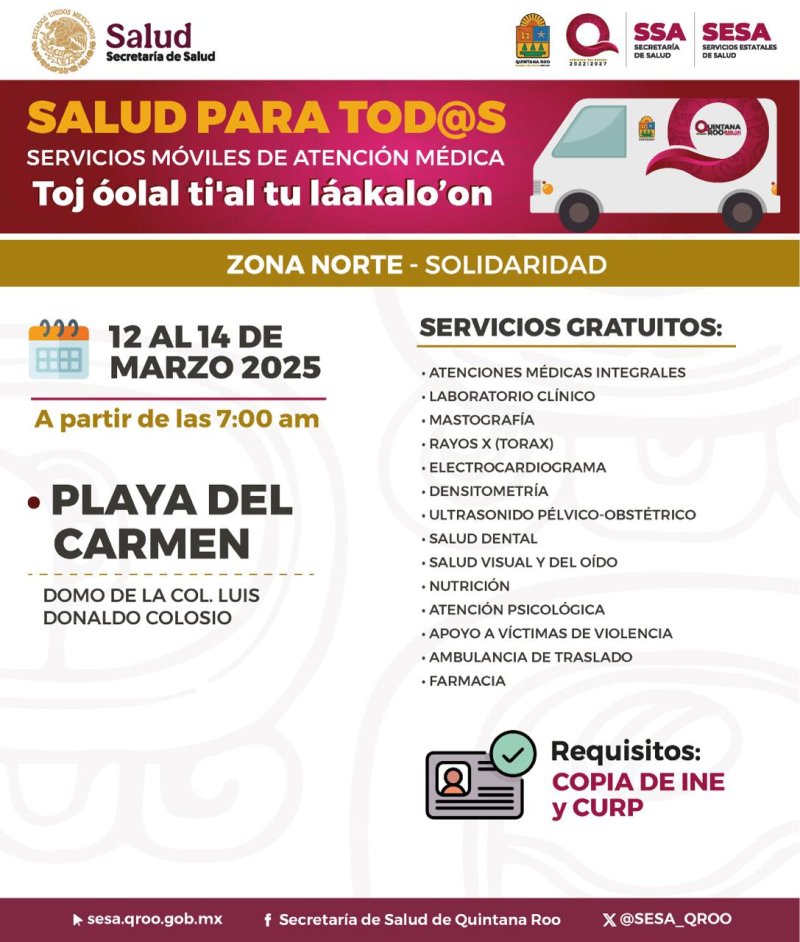Acercan Caravanas de Salud servicios de atención médica a la población de tres municipios