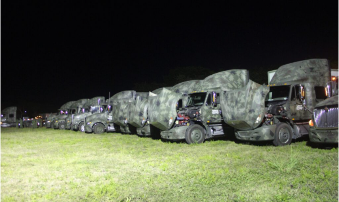 Arriba el primer convoy de militares a Quintana Roo asignados a las obras del Tren Maya