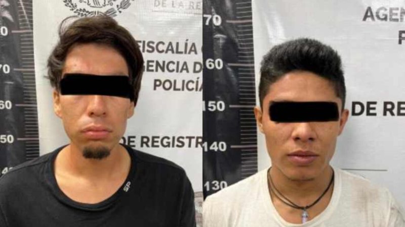 Aseguran droga y detienen a dos personas durante cateo a casa en primer cuadro de Cancún