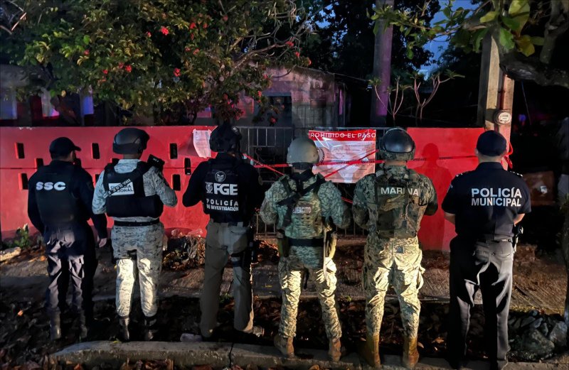 Aseguran FGE, Guardia Nacional y SSC drogas durante un cateo en Othón P. Blanco