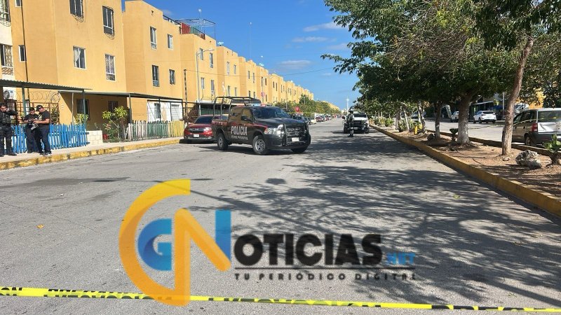 Balean a hombre en la Región 249 de Cancún; recibe impacto en el hombro