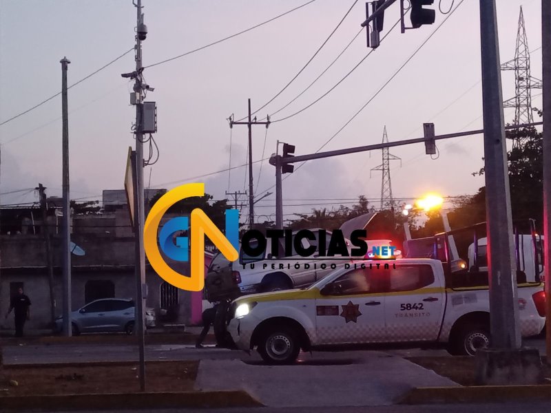 Buen llegué se dieron dos vehículos en la región 96, el hecho movilizo a corporaciones