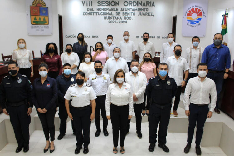 Cabildo de Benito Juárez ratifica nombramientos de cargos policíacos