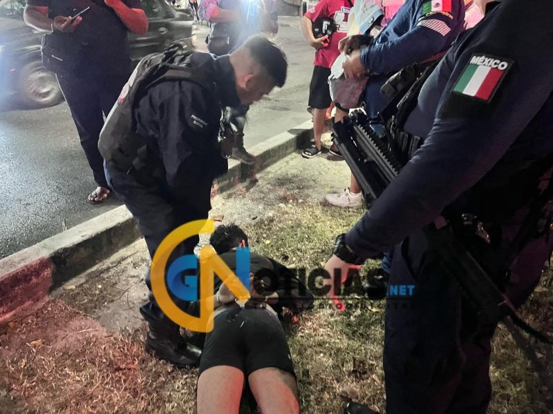 Cae uno de “Los Chileros” en Cancún;intentó robarse una Pulsar 200 en la región 229