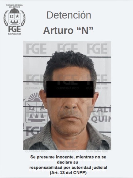 Captura FGE de Quintana Roo a una persona por violación a una adolescente en Benito Juárez