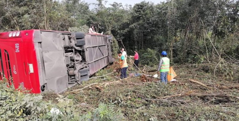 Carreterazo esta mañana de domingo, deja preliminarmente 8 muertos.