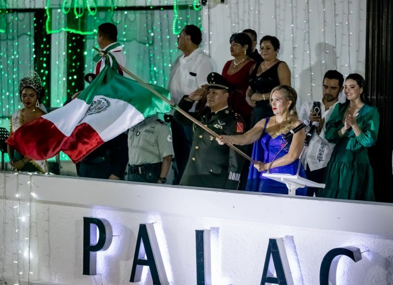 Con fervor cívico, en Solidaridad se conmemora el Grito de Independencia