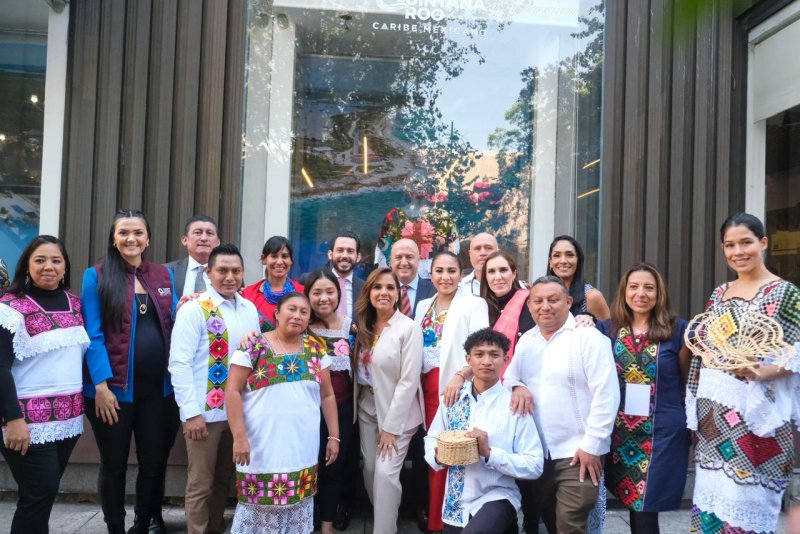 Con la presencia del presidente municipal de José María Morelos Erik Borges Yam