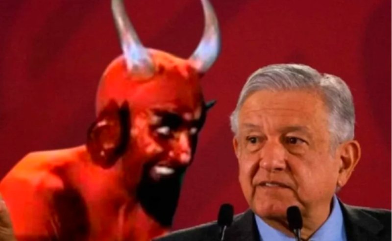 Con popular meme del diablito AMLO responde al INE sobre “mañaneras”