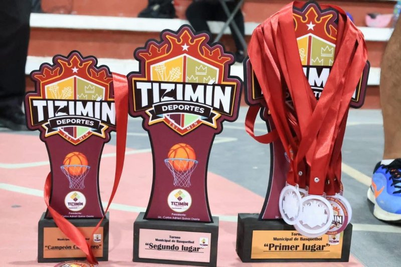 CONALEP TIZIMÍN, CAMPEONES DEL BÁSQUETBOL INTERPREPAS.