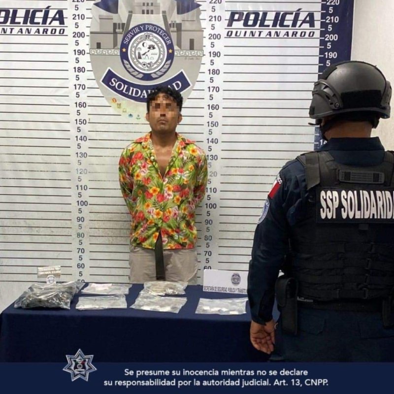 Conductor imprudente fue detenido con droga