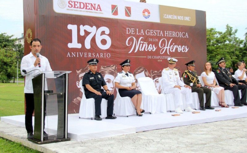 CONMEMORA GOBIERNO DE BJ 176 ANIVERSARIO DE GESTA HEROICA DE LOS NIÑOS HÉROES DE CHAPULTEPEC