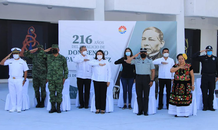 Conmemoran natalicio de Don Benito Juárez García en Cancún