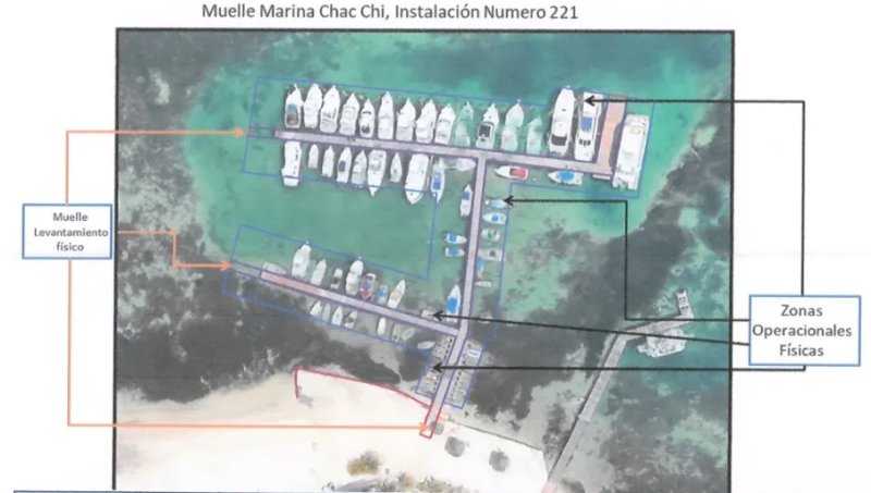 Construyó MARINA CHAC CHI un 400% más de lo permitido en su muelle