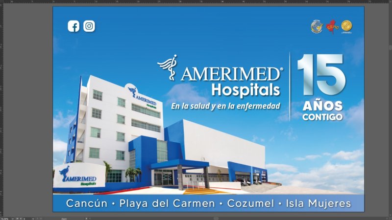 Cumple Hospital Amerimed 15 años de atención Médica profesional en Cancún