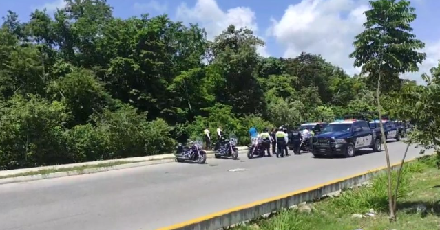 Desplazan fuerte operativo en avenida Lilis con paseos del mayab
