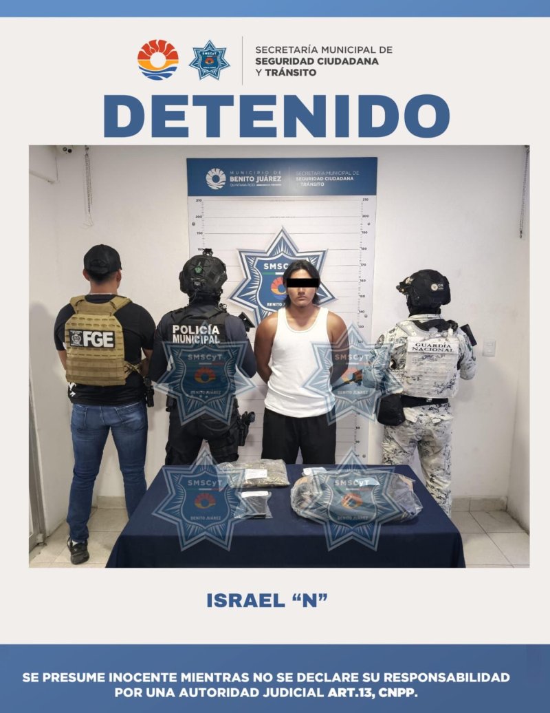 DETENIDO POR DELITOS CONTRA LA SALUD