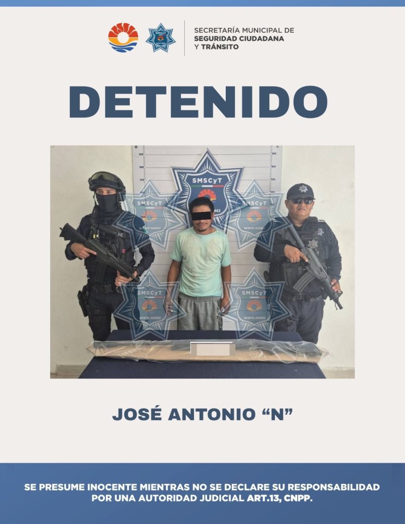 DETENIDO POR VIOLENCIA FAMILIAR
