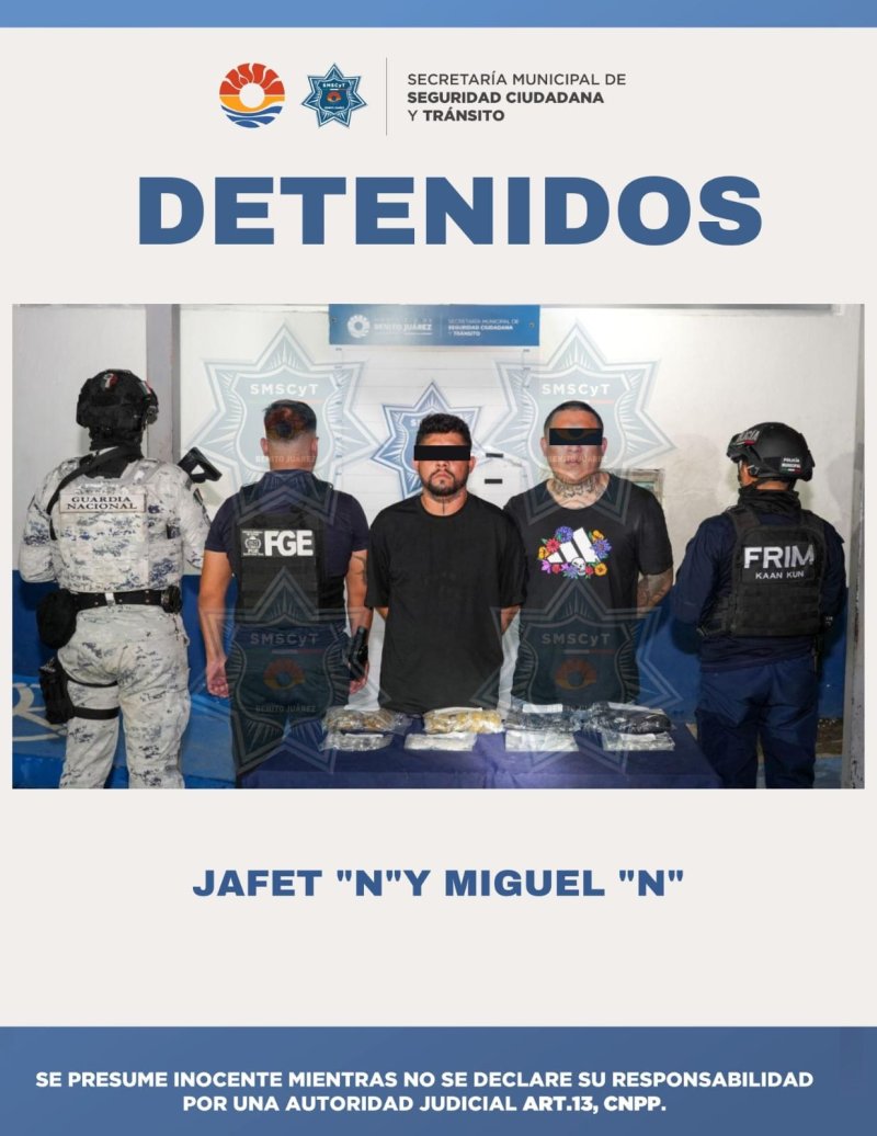 DETENIDOS POR DELITOS CONTRA LA SALUD