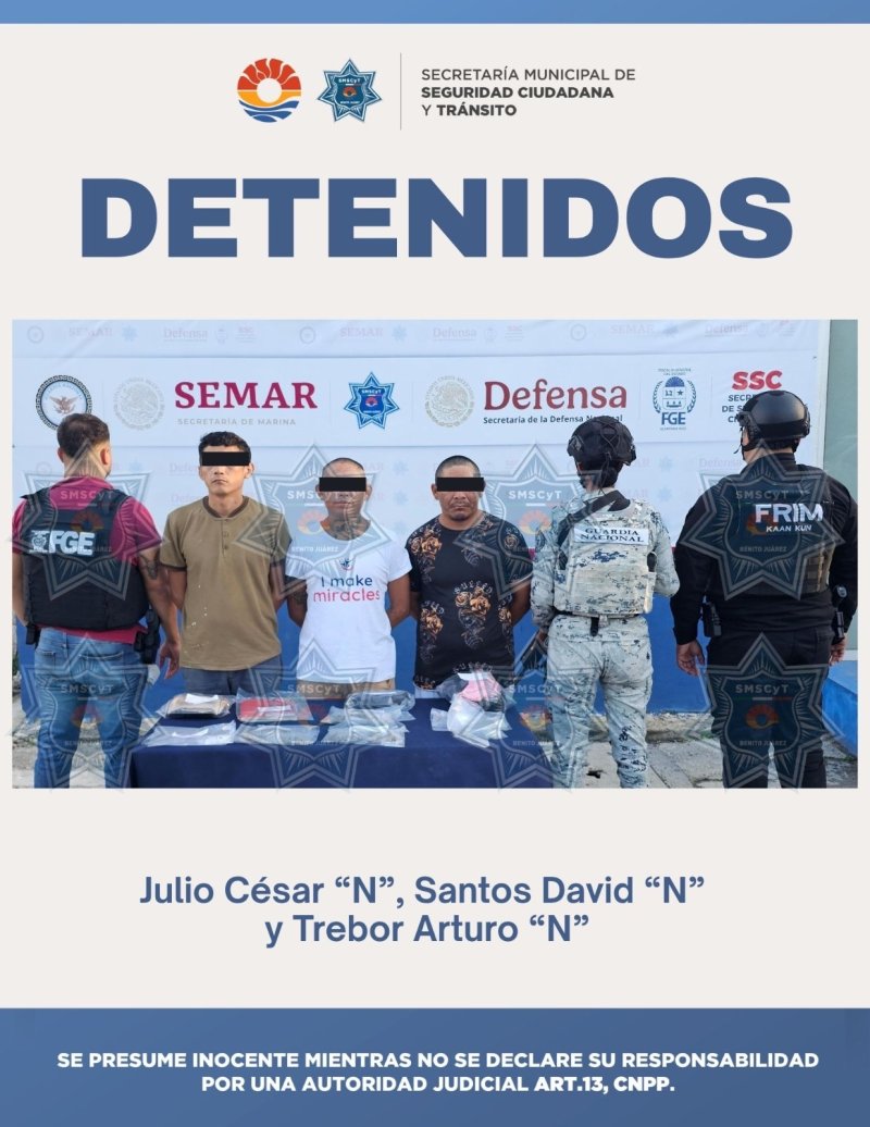 DETENIDOS POR DELITOS CONTRA LA SALUD