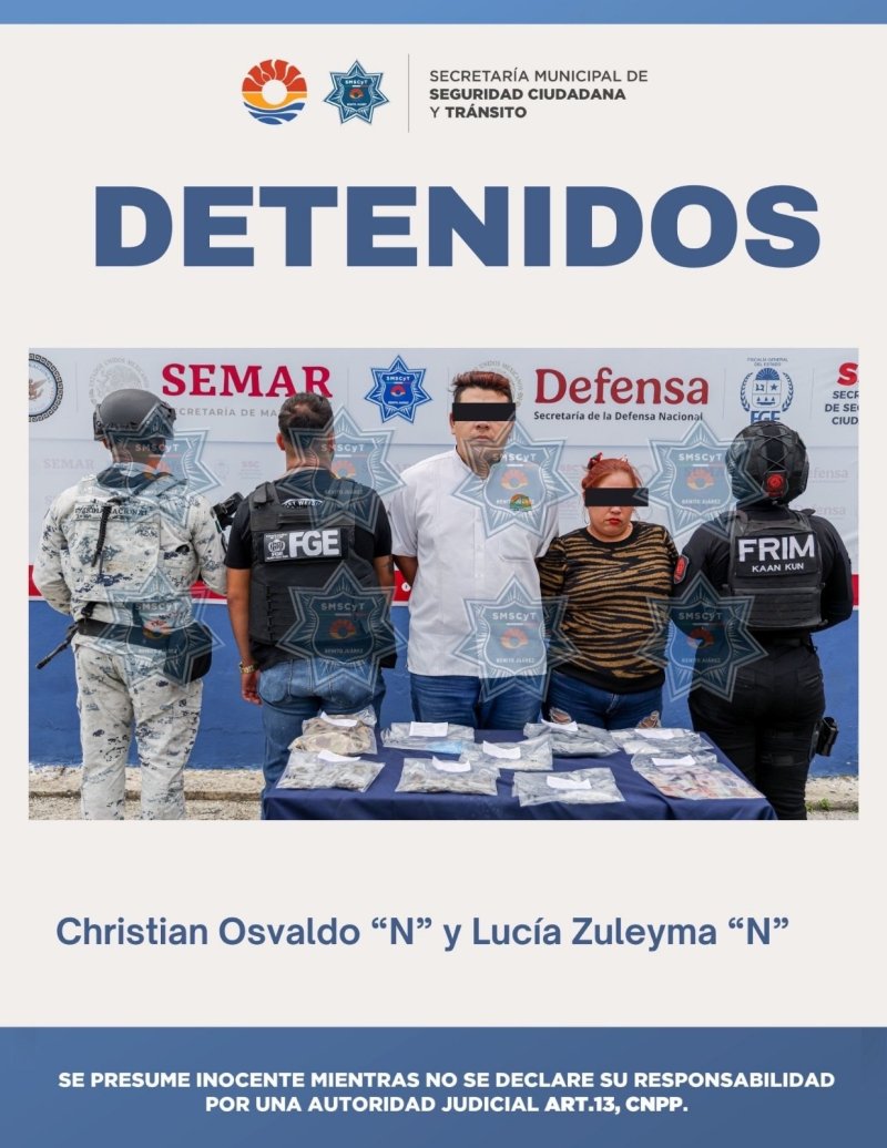 DETENIDOS POR DELITOS CONTRA LA SALUD