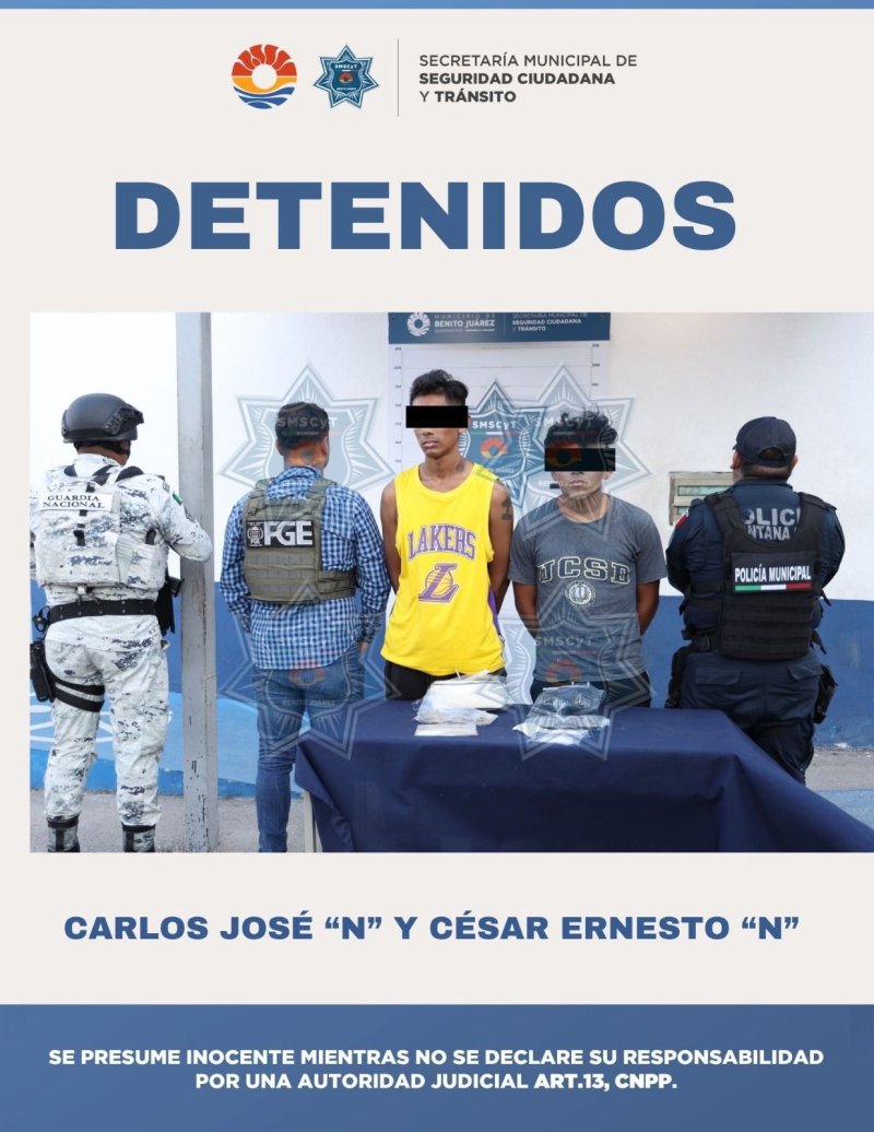 DETENIDOS POR DELITOS CONTRA LA SALUD