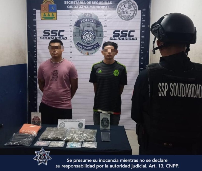 DETIENEN A DOS SUJETOS CON POSIBLE RELACIÓN AL NARCOTRAFICO EN EL FRACC. PALMAS 1