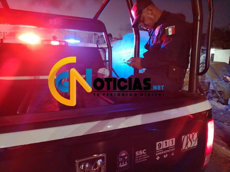 Detienen a hombre robando material de construcción en Villas Otoch Paraíso