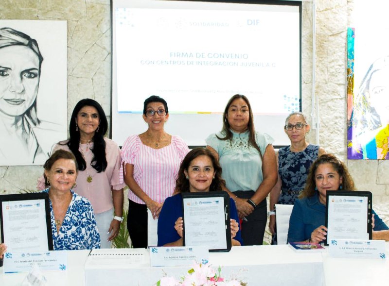 DIF Solidaridad y los CIJ firman convenio para prevenir adicciones