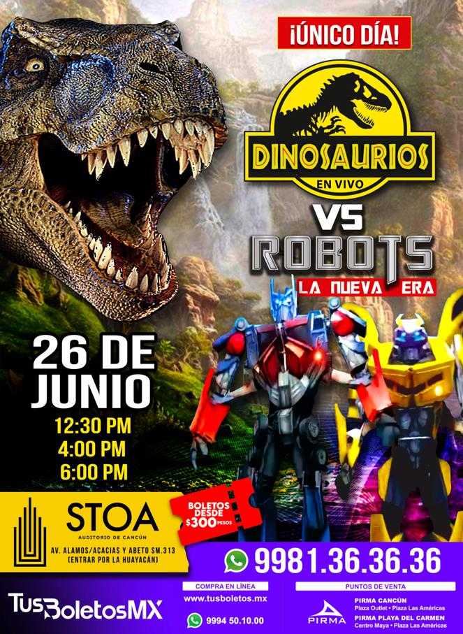 Dinosaurios Vs Robots “La Nueva Era”