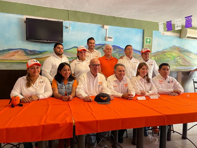 El futuro es naranja, Candidatos a diputados locales de MC se reúnen con líder nacional