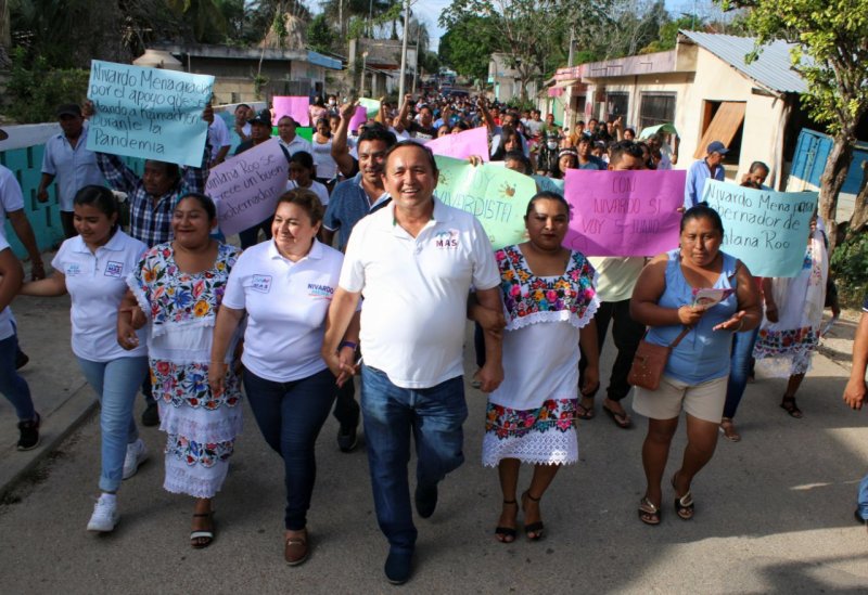 El pueblo es quien engrandece el proyecto de Nivardo Mena