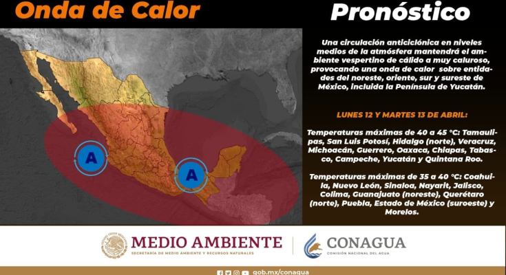 Emiten recomendaciones para sobrellevar onda de calor en Cancún