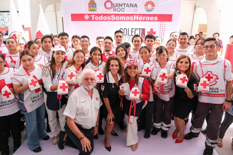 En este inicio de colecta de la Cruz Roja 2024, seamos los héroes de la historia: Mara Lezama
