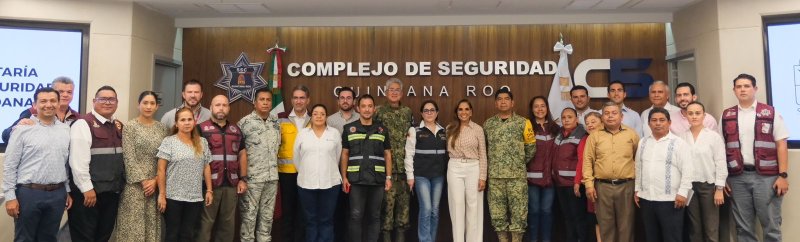 Encabeza Mara Lezama sesión extraordinaria del Consejo Estatal de Protección Civil