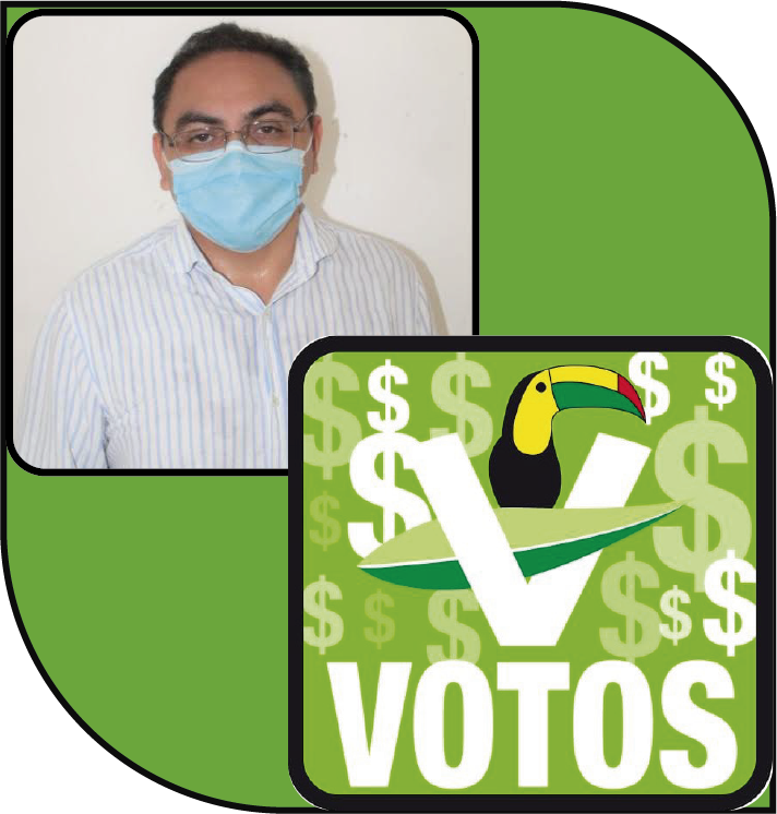 Erick Estrella Matos se aprovecha del hambre de la gente para conseguir su registro