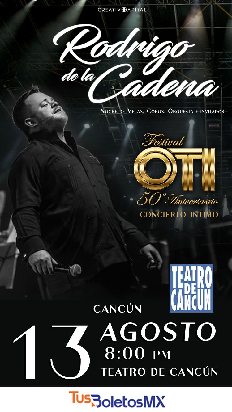 Festejemos el 50 aniversario del Festival OTI con Rodrigo de la Cadena