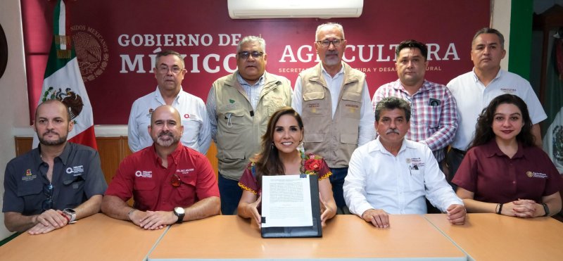 Firma Mara Lezama Convenio de Coordinación para el Desarrollo Rural Sustentable 2025-2027