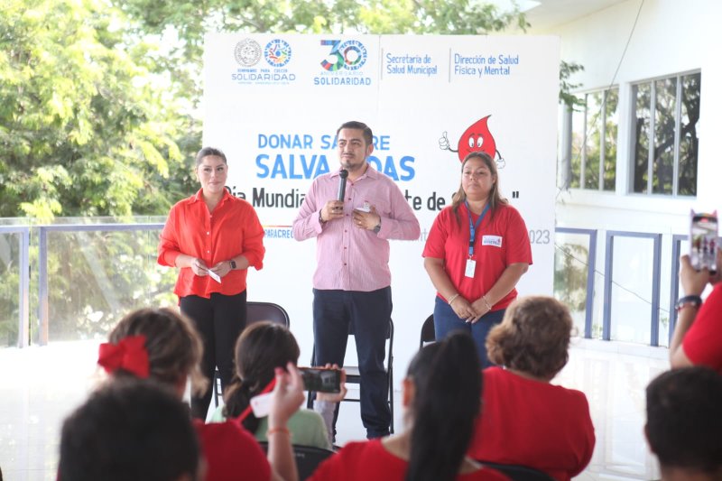 Gobierno de Solidaridad, fomenta la donación de sangre