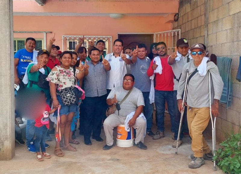GRAN ACEPTACIÓN A LAS PROPUESTAS DE HERNÁNDEZ COBOS EN EL DISTRITO 01