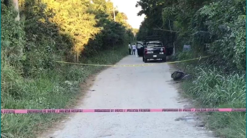 Hallan dos cuerpos ejecutados en Xul-Ha