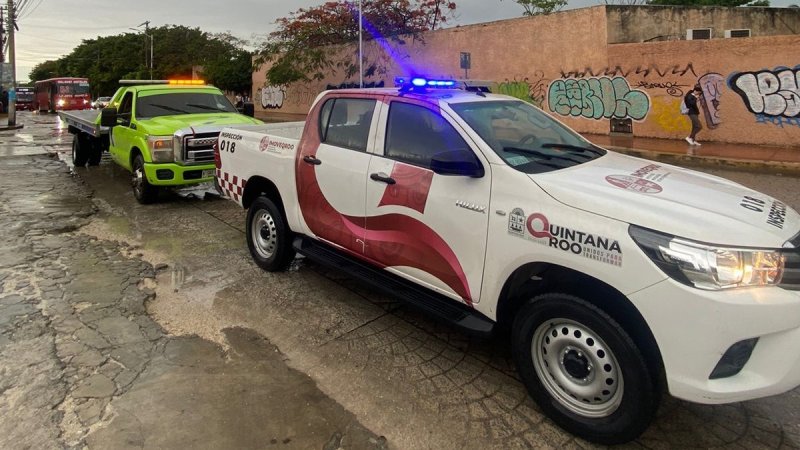 Implementa IMOVEQROO Operativo Tormenta en apoyo a la comunidad en Cancún