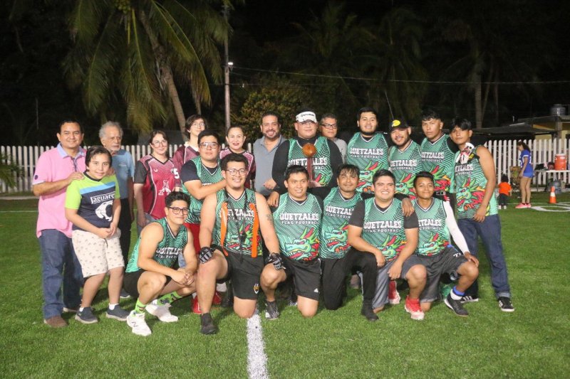 Impulsa CODEQ el Tocho Bandera con la Primera Liga de Futbol Flag en Quintana Roo