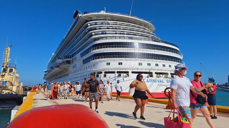 Incrementa un 130% el turismo de cruceros en Yucatán