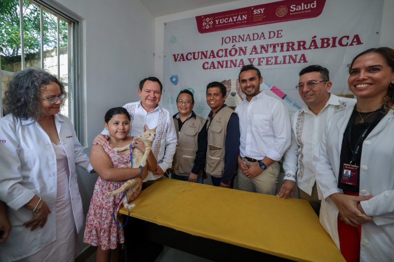 Inicia la Semana Nacional de Vacunación Antirrábica Canina y Felina 2025