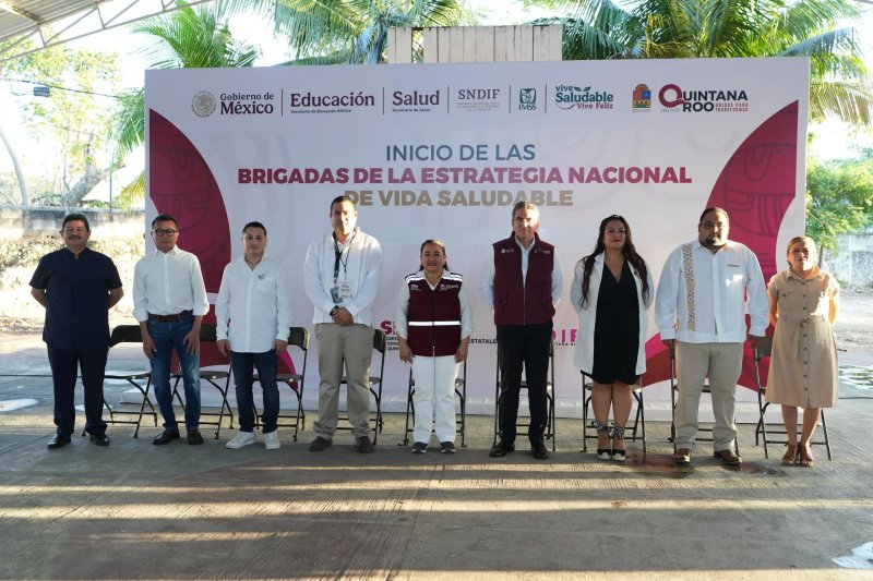 Inicia Quintana Roo brigadas de la “Estrategia Nacional de Vida Saludable”