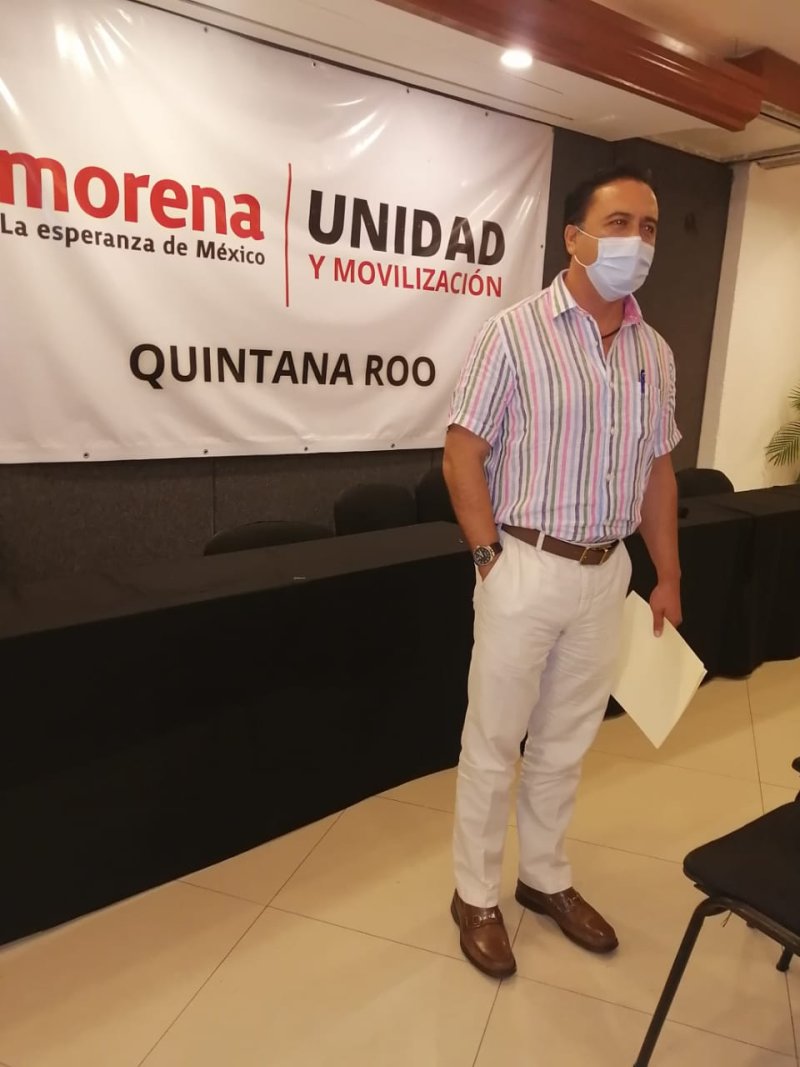 LA RAZÓN Y LA JUSTICIA DE LADO DE JORGE PARRA, SECRETARIO GENERAL DE MORENA QR