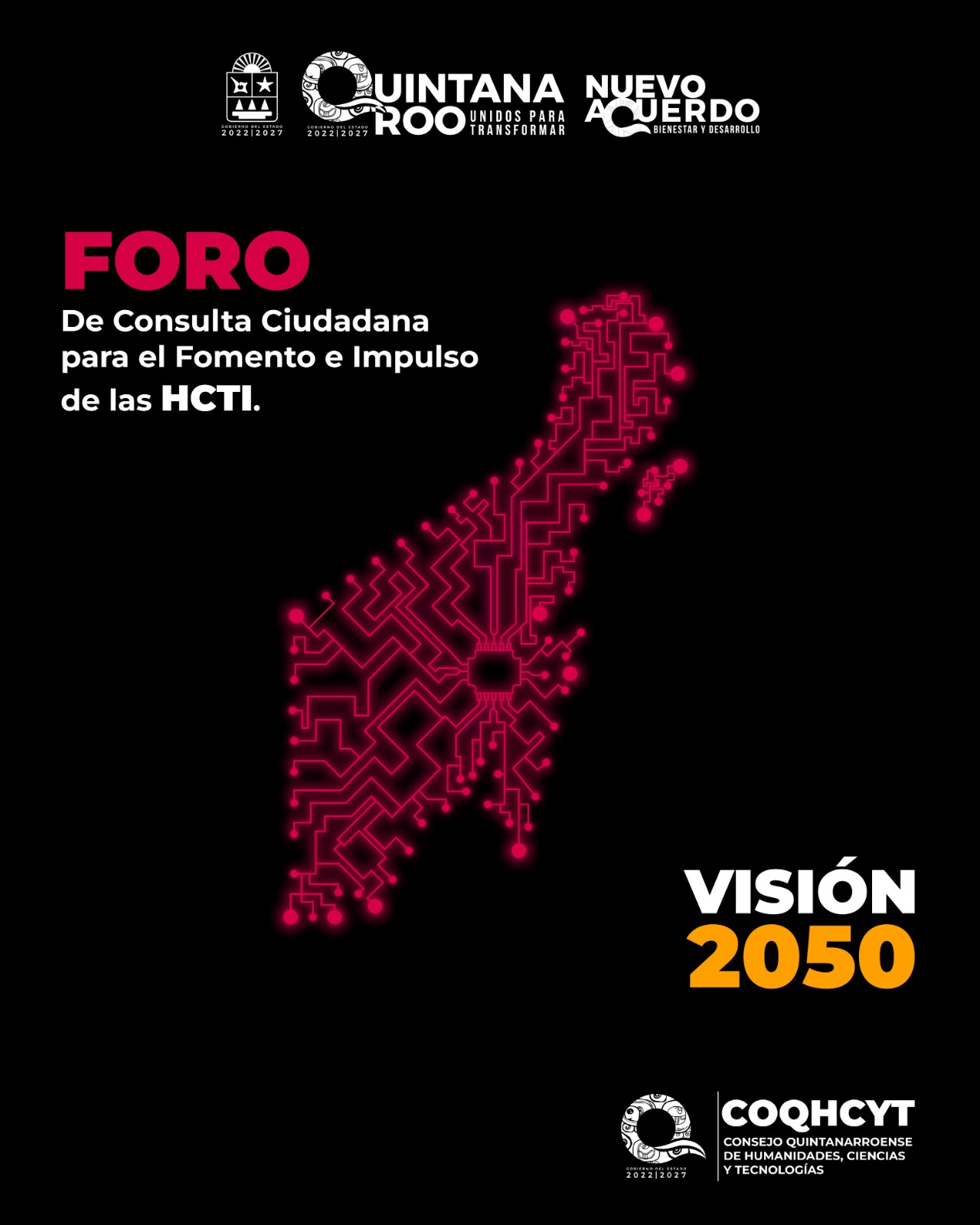 Lanza COQHCYT consulta para el desarrollo, fomento e impulso de las HCTI Visión 2050